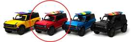 Ford  - Bronco  2022 red - 1:34 - Kinsmart - KT5438WS - KT5438WSr | The Diecast Company
