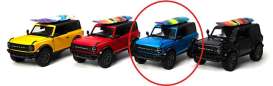 Ford  - Bronco  2022 blue - 1:34 - Kinsmart - KT5438WS - KT5438WSb | The Diecast Company
