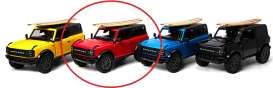 Ford  - Bronco  2022 red - 1:34 - Kinsmart - KT5438WS1 - KT5438WS1r | The Diecast Company