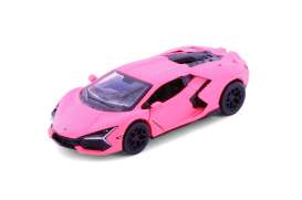 Lamborghini  - Revuelto  matte pink - 1:38 - Kinsmart - KT5459WPK - KT5459WPK | The Diecast Company