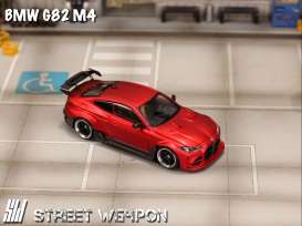 BMW  - M4 G82 matte red - 1:64 - Street Weapon - STW284 - STW284 | The Diecast Company
