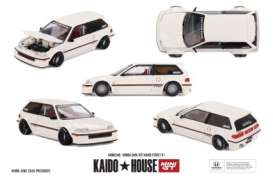 Honda  - Civic (EF) 1987 white - 1:64 - Mini GT - KHMG246 - MGTKHMG246 | The Diecast Company