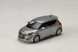 Suzuki  - Swift Sport ZC32S silver - 1:64 - Hobby Japan - HJ642082S - HJ642082S | The Diecast Company