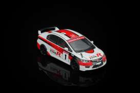 Honda  - Civic Type R 2012 white/red - 1:64 - Motorhelix - M65421 - MH65421 | The Diecast Company