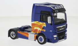 MAN  - TGX XXL 2020 blue/orange - 1:43 - IXO Models - 1005448 - ixtr235 | The Diecast Company