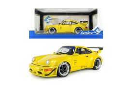 Porsche  - 911 2023 yellow - 1:18 - Solido - 1807518 - soli1807518 | The Diecast Company