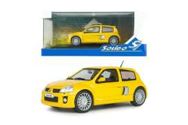 Renault  - Clio V6 Ph.2 2003 yellow - 1:43 - Solido - SO4318102 - soli4318102 | The Diecast Company