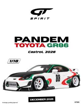 Toyota  - GR86 2026 white/green/red - 1:18 - GT Spirit - GT985 - GT985 | The Diecast Company