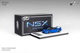 Honda  - NSX Wide Body blue - 1:64 - Microturbo - MT6412C2 - MT6412C2 | The Diecast Company