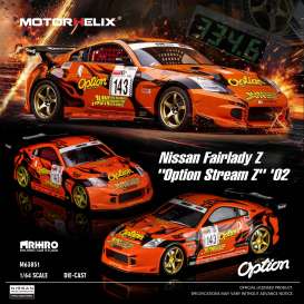 Nissan  - Fairlady Z orange - 1:64 - Motorhelix - M63851 - MH63851 | The Diecast Company