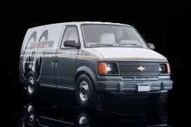 Chevrolet  - Astro Van white/gray - 1:64 - Tomica Limited Vintage - TLV-N344c | The Diecast Company