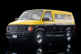 Chevrolet  - Astro Van yellow/black - 1:64 - Tomica Limited Vintage - TLV-N344b | The Diecast Company