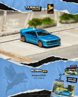 Kimera  - EVO37 2021 blue - 1:64 - Tarmac - T64G-TL089-BL - TC-T64G-TL089-BL | The Diecast Company