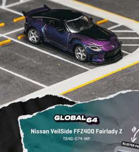 Nissan  - Fairlady Z Veilside FFZ400 2025 chameleon purple - 1:64 - Tarmac - T64G-074-MP-B - TC-T64G-074-MP-BL | The Diecast Company