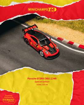 Porsche  - GT3RS 2025 red - 1:64 - Tarmac - T64MC-023-RE - TC-T64MC-023-RE | The Diecast Company