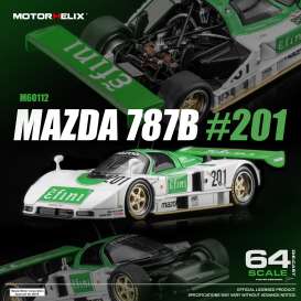 Mazda  - 787B green/white - 1:64 - Motorhelix - M60112 - MH60112 | The Diecast Company