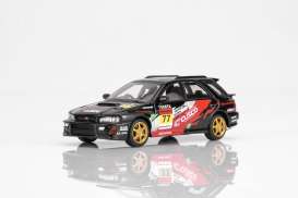 Subaru  - Impreza Wagon WRX STi Ver VI black/red - 1:64 - Motorhelix - M67110 - MH67110 | The Diecast Company
