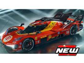 Ferrari  - 499P 2025 red/yellow - 1:24 - Bburago - 18-26322 - bura26322 | The Diecast Company