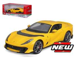 Ferrari  - 812 Competizione yellow - 1:18 - Bburago - 16019Y - bura16019Y | The Diecast Company