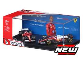 Ferrari  - red/white - 1:64 - Bburago - 56807L - bura56807L | The Diecast Company