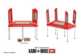 diorama Accessoires - Kaido House Tent 2026 red - 1:64 - Mini GT - KHMG307 - MGTKHMG307 | The Diecast Company