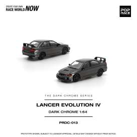 Mitsubishi  - Evolution IV dark chrome - 1:64 - Pop Race Limited - PRDC013 - PRDC013 | The Diecast Company