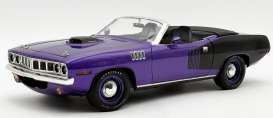 Plymouth  - Hemi Cuda Convertible 1971 purple - 1:18 - Acme Diecast - 1806141 - acme1806141 | The Diecast Company