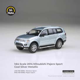 Mitsubishi  - Pajero 2014 silver - 1:64 - Para64 - 65882 - PB65882 | The Diecast Company