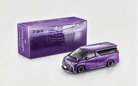 Toyota  - Alphard  purple - 1:64 - ModelModel - MM64-Alphard-003 - MM64-Alphard-003 | The Diecast Company
