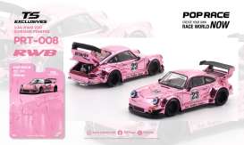 Porsche  - RWB 930 pink chrome - 1:64 - Pop Race Limited - PRT008 - PRT008 | The Diecast Company