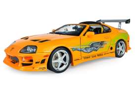 Toyota  - Supra Mk.4 (A80) 2001 orange - 1:18 - Solido - SO1807609A - soli1807609A | The Diecast Company