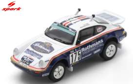 Porsche  - 953 1984 white/blue - 1:64 - Spark - 64S241 - spa64S241 | The Diecast Company