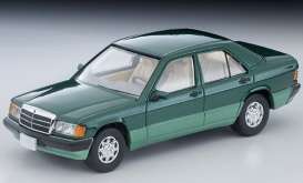 Mercedes Benz  - 190E 1992 green - 1:64 - Tomica Limited Vintage - LV-N77d - TLV-N77d | The Diecast Company