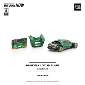 Lotus  - Elise green - 1:64 - Pop Race Limited - PR640494 - PR640494 | The Diecast Company