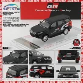 Toyota  - Fortuner  2018 matte black - 1:64 - BM Creations - 64B0468 - BM64B0468 | The Diecast Company