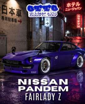 Nissan  - Fairlady Z 2015 blue - 1:18 - OttOmobile Miniatures - OT1335 - OT1335 | The Diecast Company