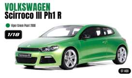 Volkswagen  - Scirocco 3 PH.1 R  2008 green - 1:18 - OttOmobile Miniatures - OT1400 - OT1400 | The Diecast Company